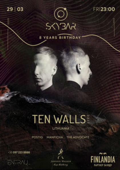 Skybar 8 Years Birthday: Ten Walls (live) / Lithuania